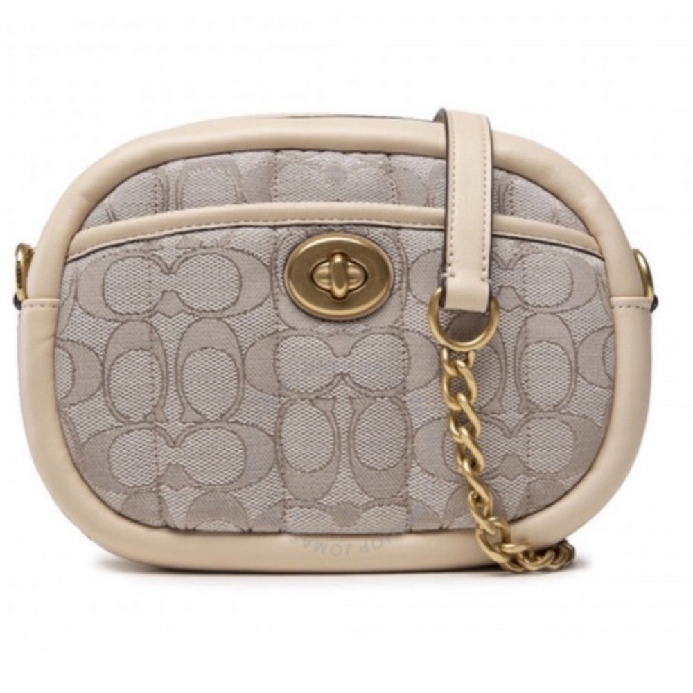 Coach signature Jacquard crossbody bag,